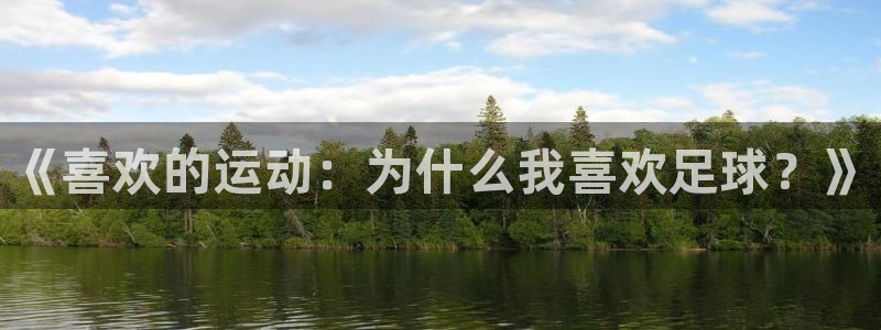 中欧体育在线：《喜欢的运动：为什么我喜欢足球？》