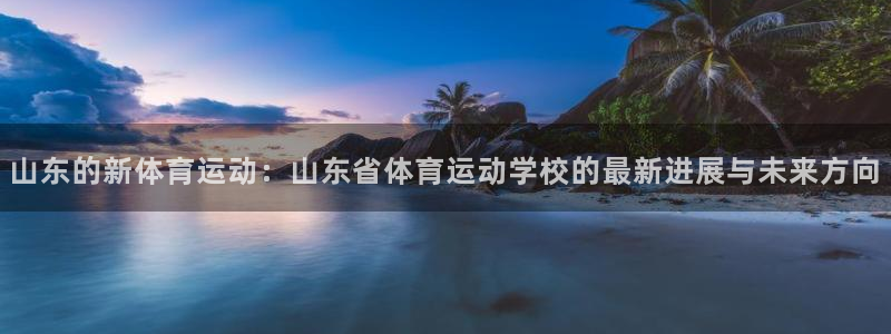 中欧体育(zoty)官网：山东的新体育运动：山东省体育运动学校的最新进展与未来方向